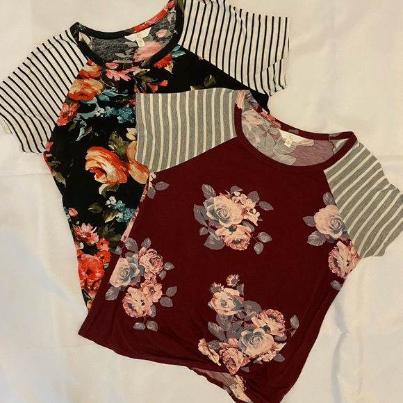 C Brand Floral Tops - Size: Medium - Picture 1 of 11